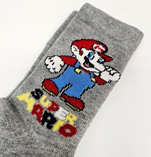 Calze Kinza Kids Super Mario Made in Tunisia Africa - Rare Street Market Find - Foto 2 di 7