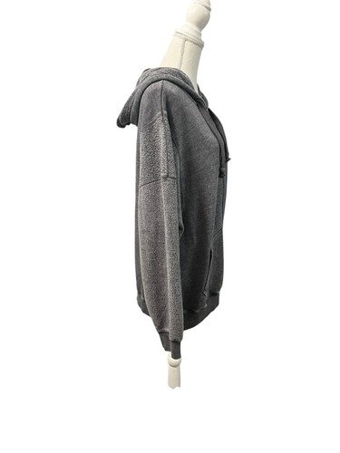 NWOT Vintage Havana Grey Slate Full Zip Fleece Sweatshirt Hoodie Pockets S - Picture 4 of 12