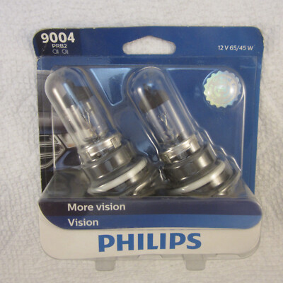 Philips More Vision 9004PRB2 65/45W Headlight Bulbs 2 Pack