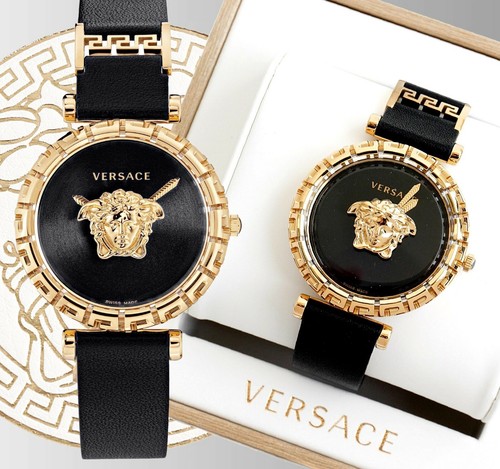 Versace Damenuhr Uhr Armbanduhr VEDV00119 Palazzo Empire IP-Gold SWISS MADE Neu - Bild 1 von 13