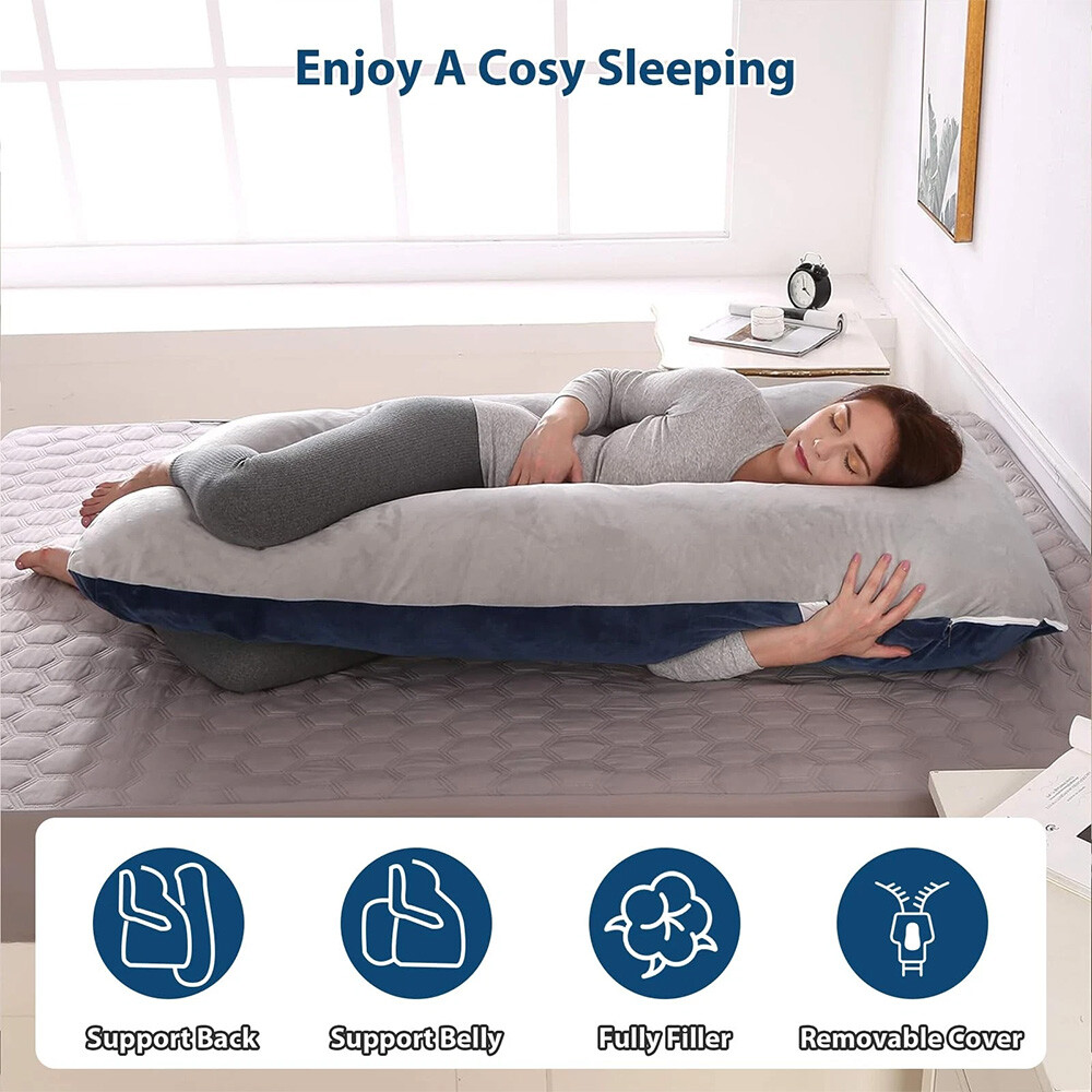 S U Shaped Full Body Maternity Pillow Sleeping Pillow For Wo