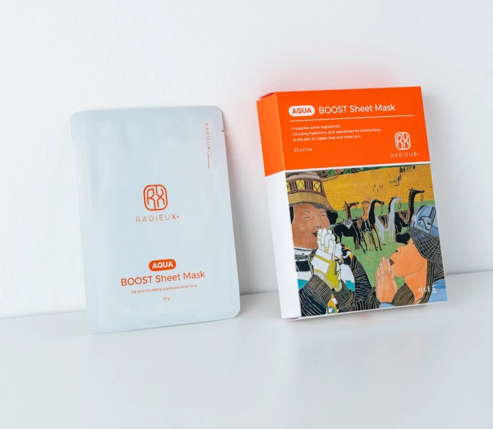 K-Beauty Aqua Boost Sheet Mask  27g x 7ea - Image 4 of 4