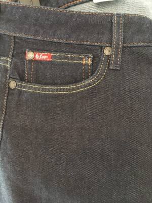 Jeans Femme Lee Cooper Brigitte Taille 44 (W33 L34) – Neuf Avec Étiquettes, Coupe Mom, Bleu Rinsed En Coton