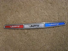 New Repro. 1967 Galaxie 500 Trunk Ornament Emblem Foil Insert Xl Ltd