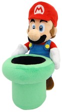 SAN-EI 1349 Mario Warp Pipe Plush 9.5" BRAND NEW WITH TAGS