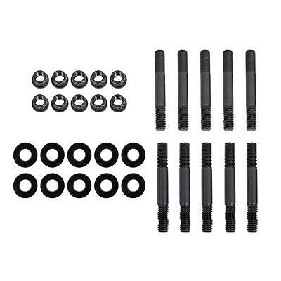 Trick Flow TFS-61400613, Set of 10 Black Steel Rocker Arm Shaft Studs 5/16 Sbm 1