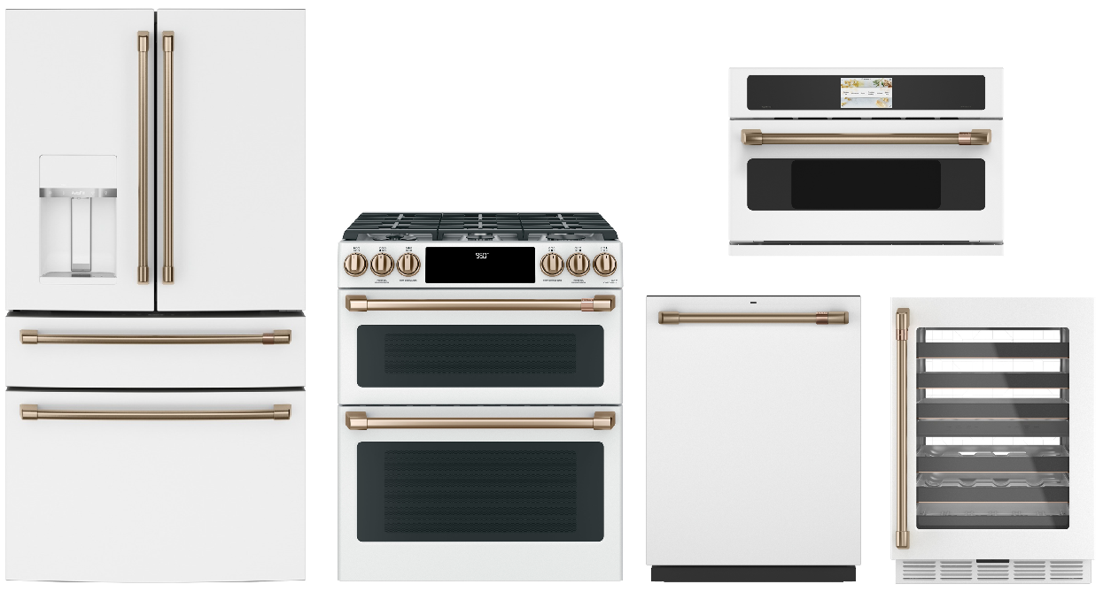 GE Café Matte White Kitchen Package with 30" Pro Dual Fuel Range eBay