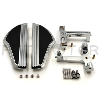 Defiance Passenger Floorboard Mount Bracket Kit For Harley Touring 93-08 Shark F