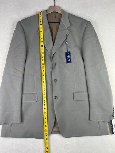 Chaps Blazer Men's 46L Olive Green 3 Button Suit Jacket Rayon NEW - Picture 7 of 11