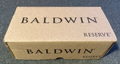 Baldwin PSROUTSR003 Round Passage Knobset With Square Rose Polished Brass