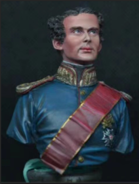 1/10 Scale 19th Century Military Officer Bust Resin Figure Historical Miniature