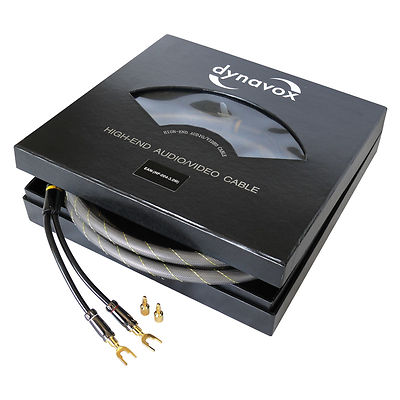 Dynavox High-End Speaker Cable Set 2X 3 M (204921) New!