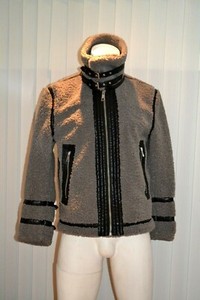 zara man grey shearling jacket