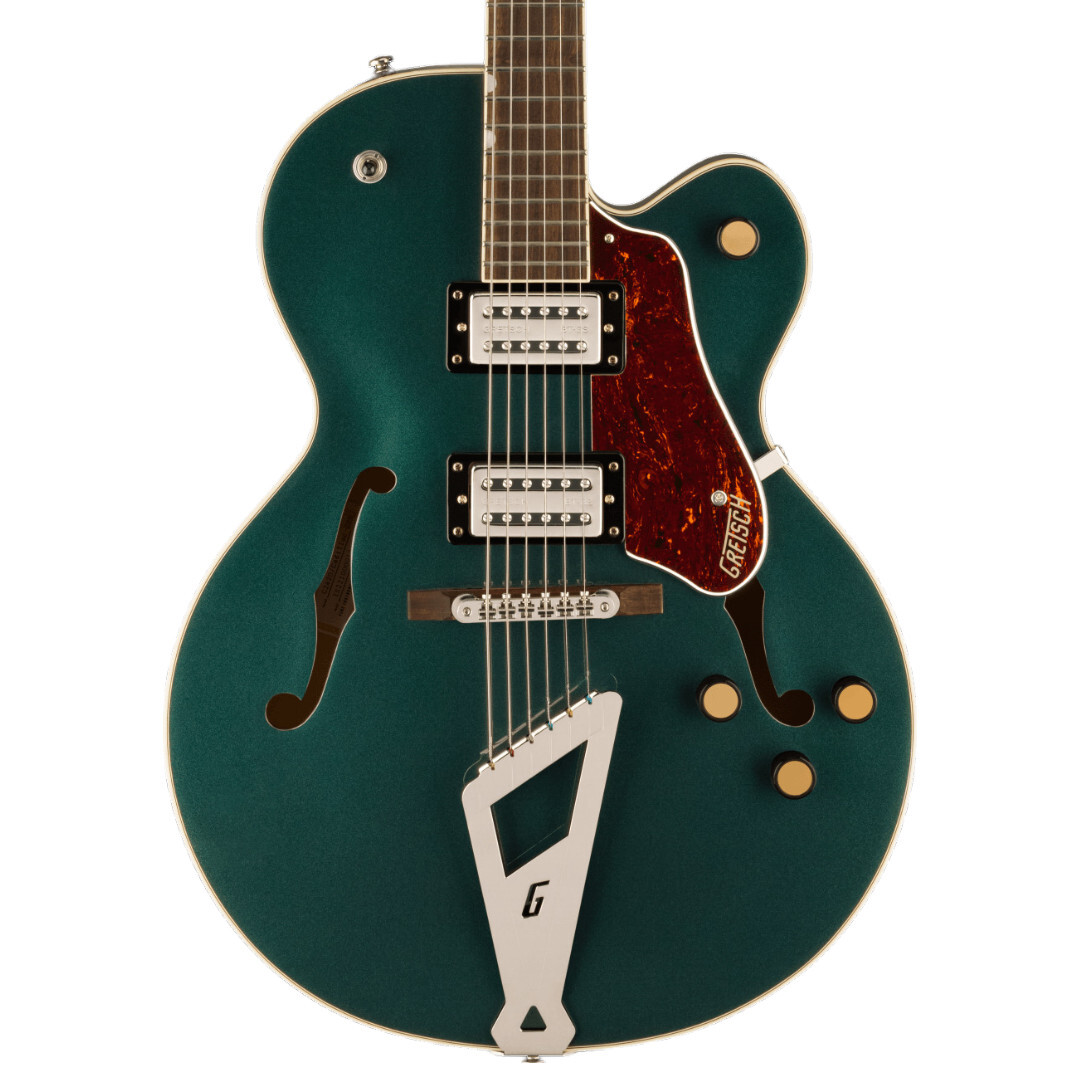 Электрогитара Gretsch G2420 Streamliner с полым корпусом, Laurel FB, Cadillac Green