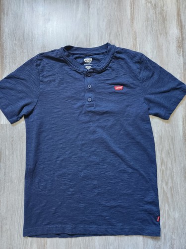 Levi's Jugend Jungen weiches leichtes Kurzarm T-Shirt, dunkelblau Gr. XL (14/16)