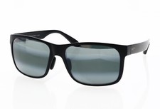 Maui Jim R1424 Mens Black Polarized Red Sands MJ432-2M Sunglasses 59 mm