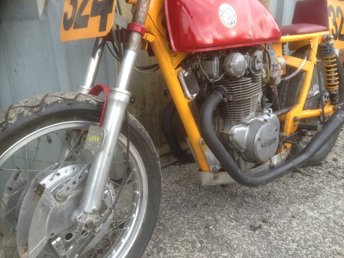 Honda CB450 CB 450 Twin Classic racer vintage parade bike project barn find - Picture 3 of 12