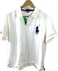 Polo Ralph Lauren  White Large Blue Horse Logo Pre-Owned  Size: XXL