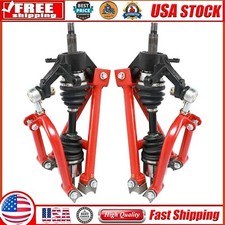 Rear Drive Shaft CV Axle Swing Arm Steering Knuckle Kit For Go Kart 4 Wheelers