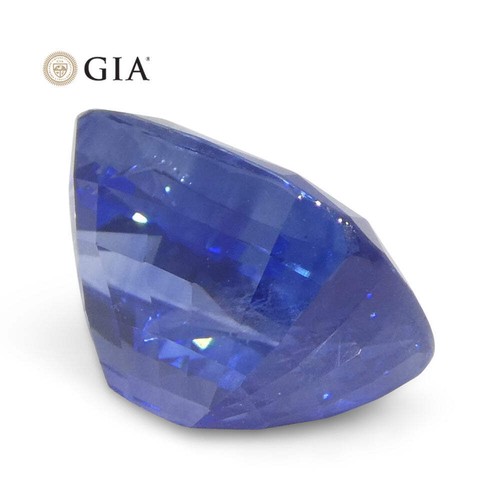 Cuscino 3,36 ct zaffiro blu certificato GIA Sri Lanka - Foto 13 di 24