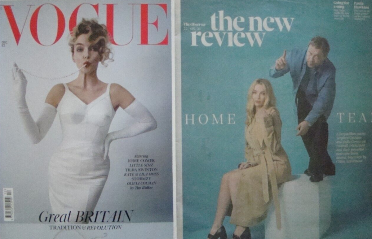 Jodie Comer Kate Moss VOGUE UK December 2023 + The New Review