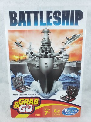 NEW Battleship Grab and Go Board Game