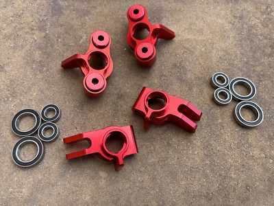 Aluminum Front & Rear Hub for Arrma Limitless Infraction 1/7 Red