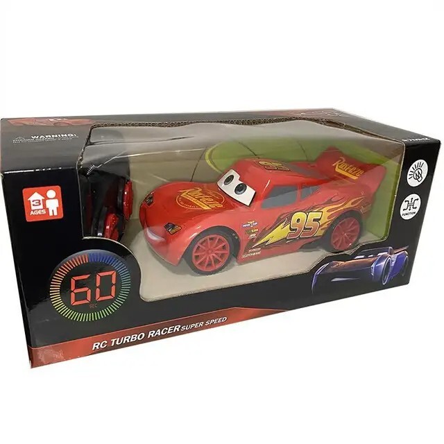 New Disney Pixar Cars Remote Control Electric Car 3+ Mc Queen Cruz