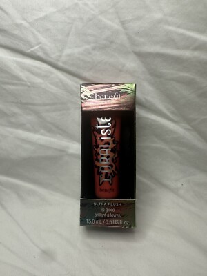 Brand new Benefit CORALISTA Lip Gloss (0.50 oz./FULL SIZE) In Box