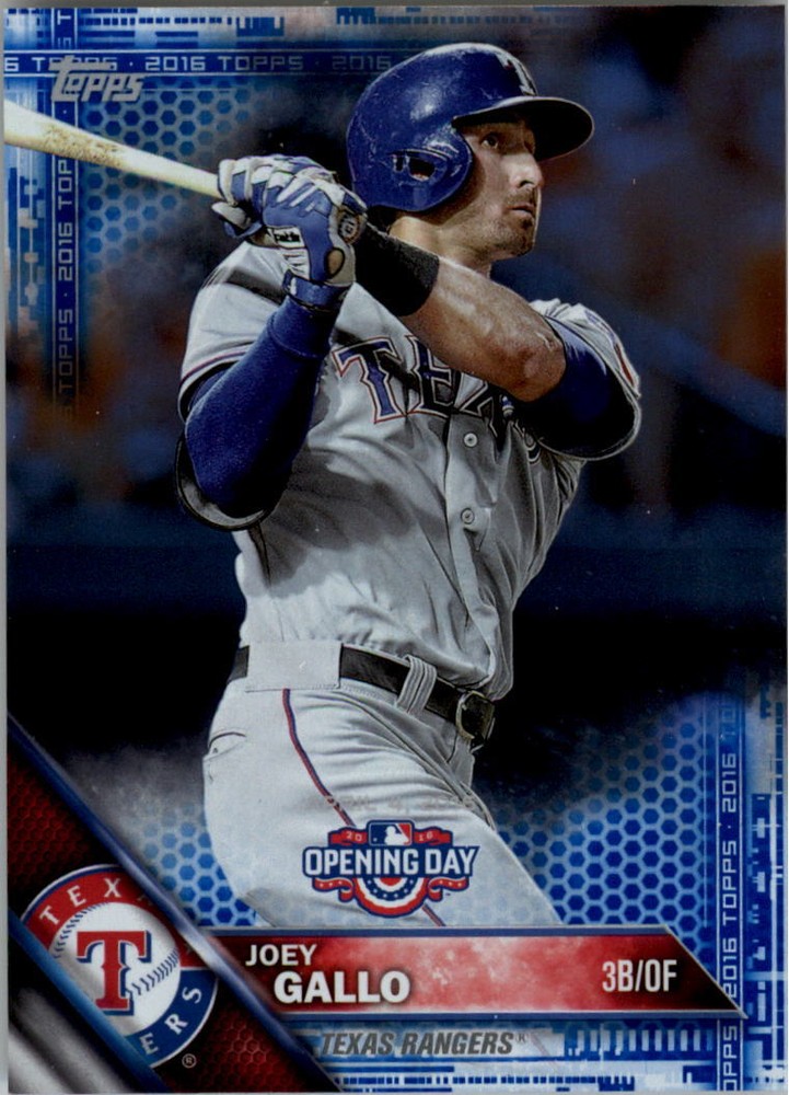 2016 Topps Opening Day Blue Foil #OD78 Joey Gallo