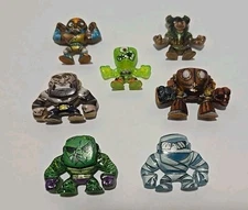 Spin Master Million Warriors Lot of 7 Mini Figures Mixed Great Condition