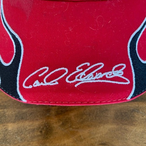 Visiera regolabile rossa Dale Earnhardt Roush Racing vintage anni 90 - Foto 2 di 7
