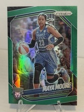 2025 Panini Prizm WNBA Maya Moore Green Silver Prizm #135 Lynx