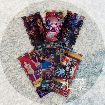 The Amazing Digital Circus Movie Ticket Style Clear Card Set From Japan