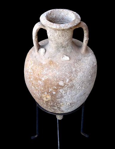 Anfora Greco Corsivo - 300 BC - Greek Anfora - Sea Found - Perfect Condizioni - Picture 2 of 14