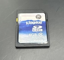 Kingston 4GB SD SDHC Memory Card - Class 4 for Cameras