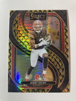 2024 Panini Select NFL Gold Dragon Scale Premier Jerry Jeudy Browns /10