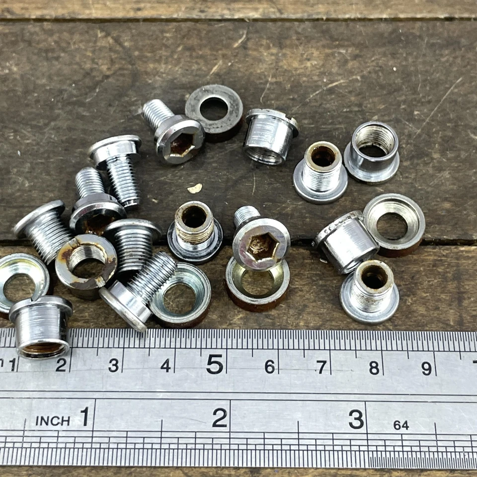 Juego de pernos de plato Takagi Tourney AD de colección piezas de herrajes para manivela de bicicleta Foto 4 de 4