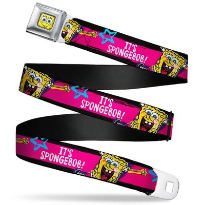 Sponge Bob Face Close-Up Seatbelt Belt - Spongebob Pose It`S (US IMPORT) ACC NEU