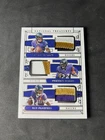 2025 National Treasures Lamar Jackson Derrick Henry Zay Flowers Triple Patch
