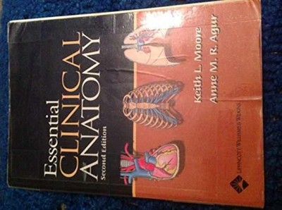 Essential Clinical Anatomy - Paperback, by Keith L. Moore MSc PhD - Acceptable