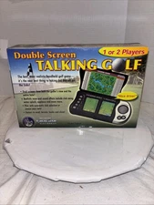 Excalibur Double Screen Talking Golf Electronic Handheld Game In Box Works Great