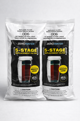 #ad NEW 2 Pack Zero Water 5 Stage Advanced Filtration Replacement Water Filter $24.99