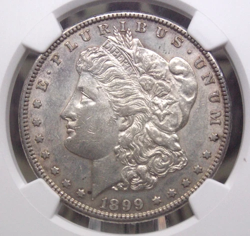 1899 "S" Morgan SILVER Dollar $1 NGC AU55 #012 About Uncirculated ECC&C, Inc.