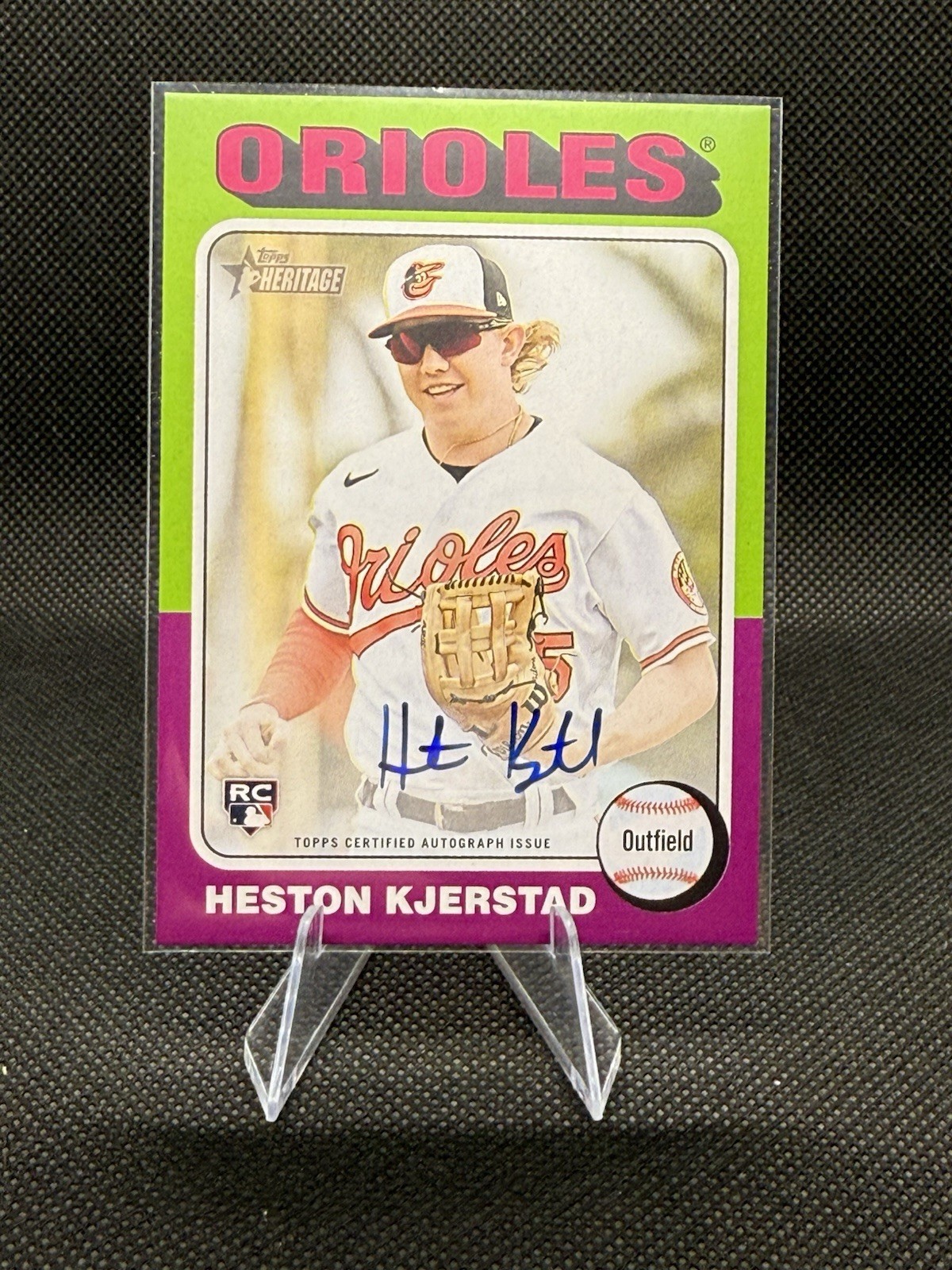 2024 Topps Heritage - Real One Autographs Heston Kjerstad #ROA-HK (AU, RC)