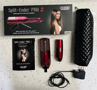 Split Ender Pro 2 Hair Trimmer Red 1/4  .25 Inch Talavera Hair Products Trim End