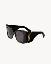 Saint Laurent SL M119/F BLAZE 53mm Sunglasses Square Frame Authentic