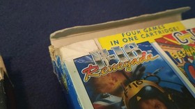 NES cart lot - Wizards & Warriors + GLITCHED Quattro Arcade - With Boxes - READ!