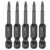 "5X T8 Torx Bit 1/4\" 2\" Magnet FüR Schraubendreher"