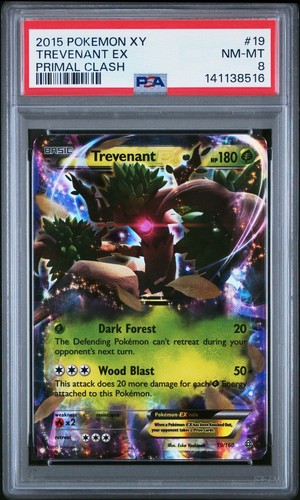 Trevenant-EX graded PSA 8 for sale on eBay